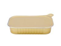 Contenant rectangulaire scellable en aluminium