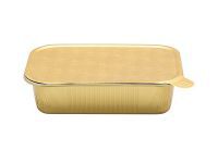 Contenant rectangulaire scellable en aluminium
