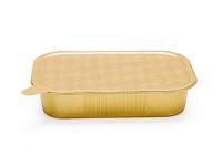 Contenant rectangulaire scellable en aluminium