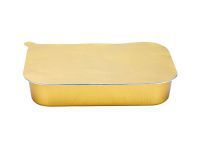 Contenant rectangulaire scellable en aluminium