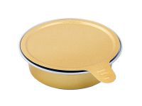 Contenant rond scellable en aluminium