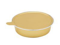 Contenant rond scellable en aluminium