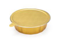 Contenant rond scellable en aluminium