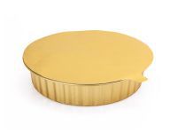 Contenant rond scellable en aluminium
