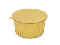 Contenant rond scellable en aluminium