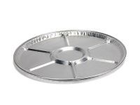 Contenant rond en aluminium à paroi ondulée, Bord G