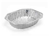 Contenant ovale en aluminium à paroi ondulée