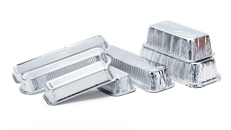 Contenants en aluminium à paroi ondulée